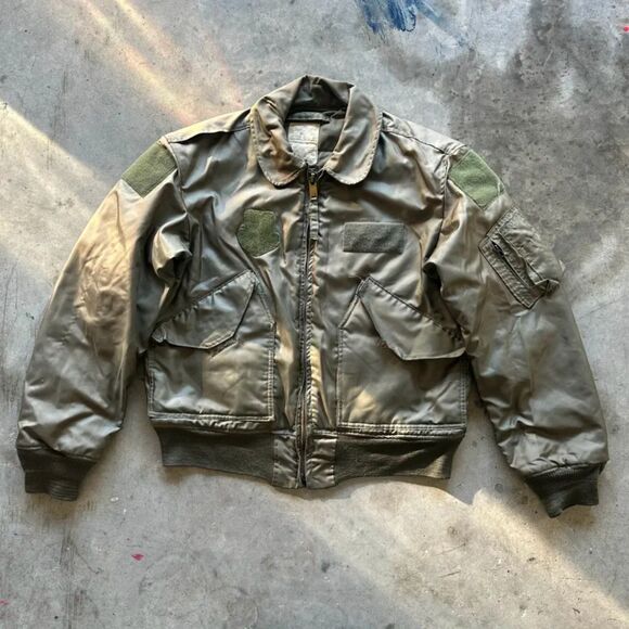 Military Other - Vintage 70s Military CWU 45/P Flight Jacket Size Medium